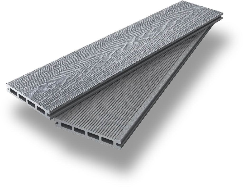 WPC Decking Boards  148MMx23MMx2900MM Light Grey